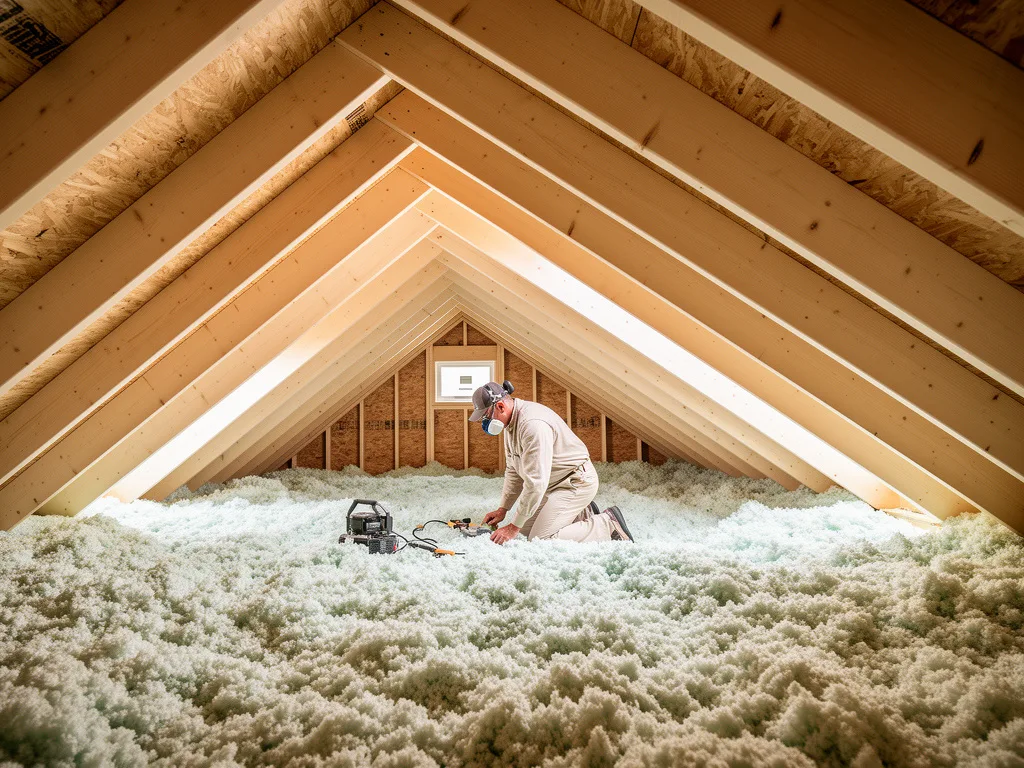The area after Attic mold removal